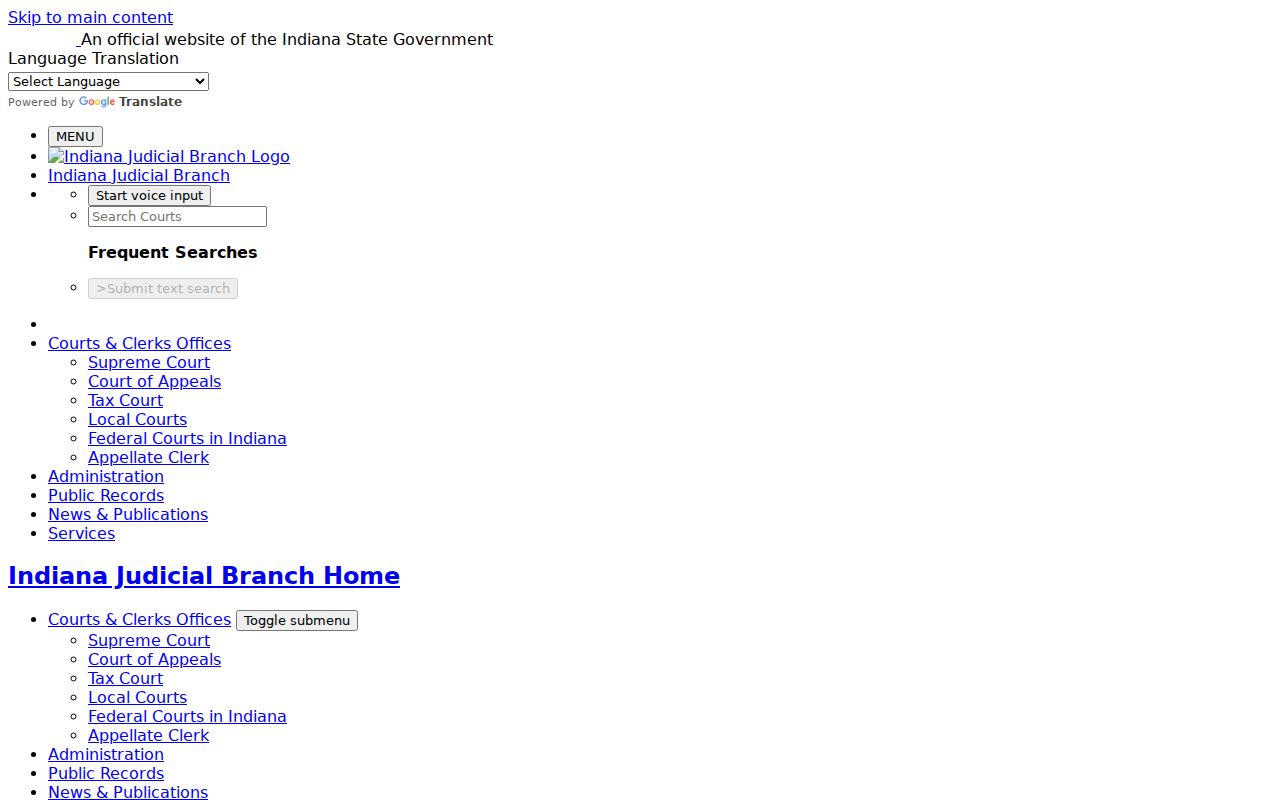 Yeoman court docket access through Indiana public-record resources